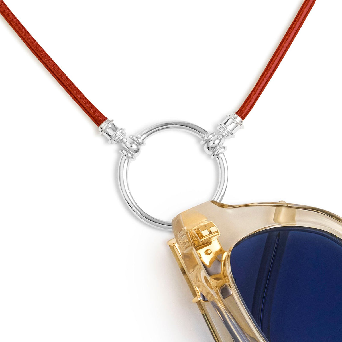 The Georgie – Leather Eyeglass Chain | LA LOOP