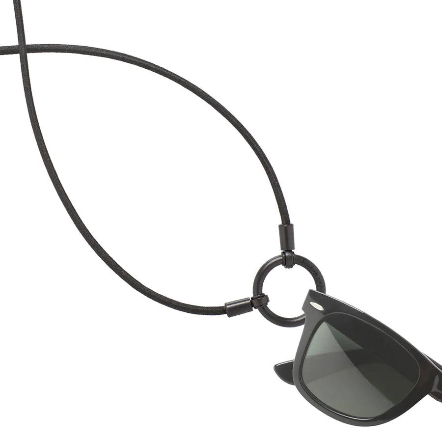 The Rae sport eyeglass necklace in black by LA LOOP